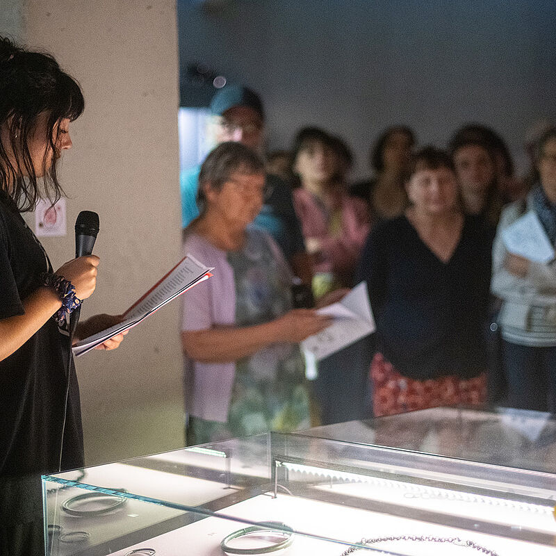 Déambulation slamée au musée