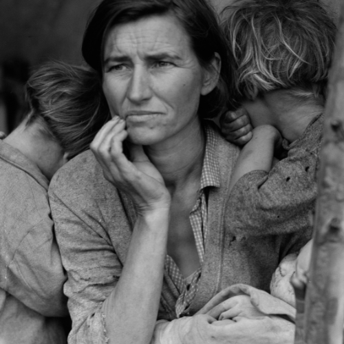 Visite : "Migrants, la route de l’Ouest, Photographies de Dorothea Lange"