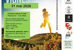 affiche du Trail des Vignes 2026