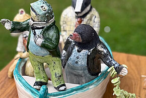 Exposition Artiste L'Isa sculptures The cute garden