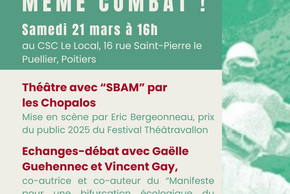 Affiche "Travail, climat : même combat !"