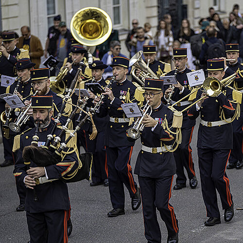 Concert de la fanfare et Bagad de la 9e BIMA