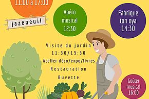 Affiche Viens piquer des idées... au Jardin de Louisette