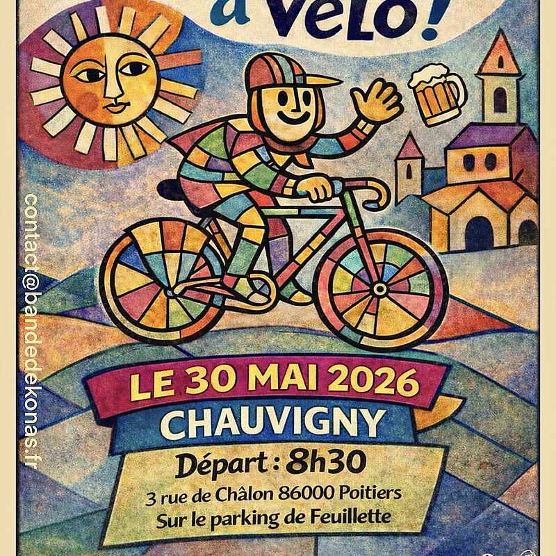 On va au marché de Chauvigny, on déjeune et on rentre !