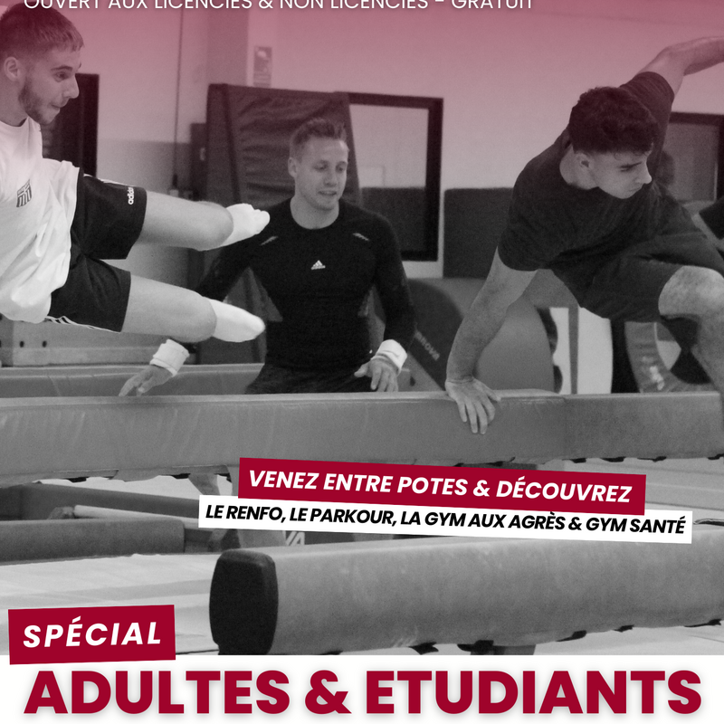 Event Spécial Adultes/Étudiants