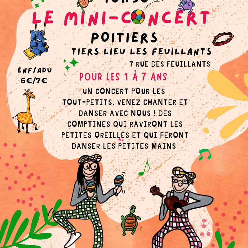 "Le Mini-Concert" pour les enfants de 1 à 7 ans