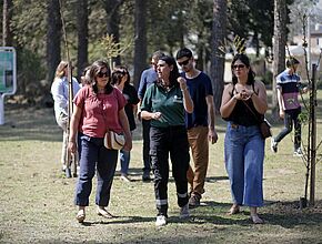 Visite de l'arborteum francès à Santa Fe - Agrandir l'image (fenêtre modale)