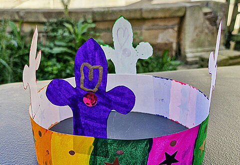 photo atelier Croq’Palais : La couronne de Richard (5-7 ans)