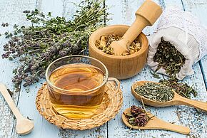 photo tisanes et plantes médicinales