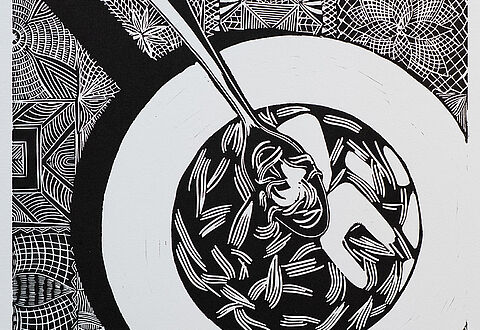 Photo "À table ! Gravures et sculptures d’élèves des Beaux-arts"