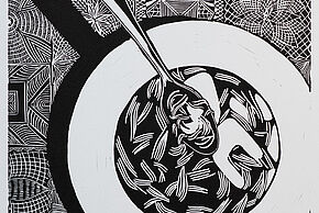 Photo "À table ! Gravures et sculptures d’élèves des Beaux-arts"