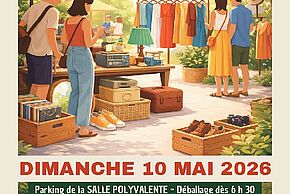 affiche de la 32e Brocante de Saint-Julien-l'Ars