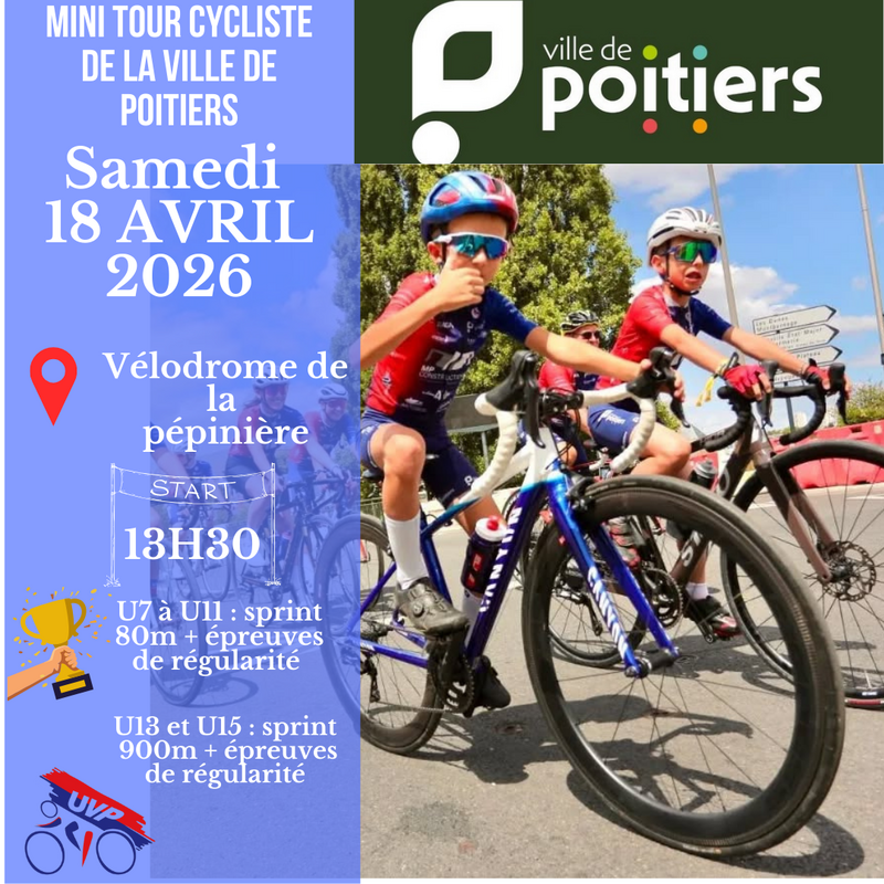 18e édition du mini tour cycliste de la ville de Poitiers