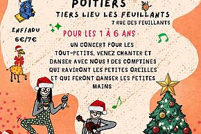 Affiche "Le Mini-Concert" pour les enfants de 1 à 6 ans.