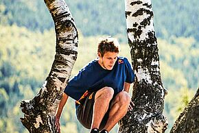 Initiation au parkour en forêt
