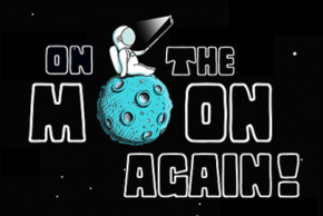 Affiche "Bignoux On the moon again à l'Observatoire Nova"