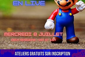 affiche de l'Atelier Mario Kart Live