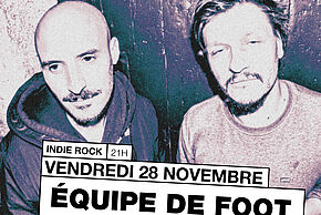 Affiche "Equipe de Foot x Fragile au Confort Moderne"