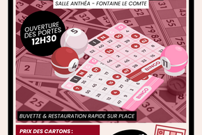 Affiche du Super Loto - CEP Poitiers Gym