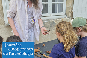 phot de l'Atelier Croq'Palais "Archéologues en herbe"