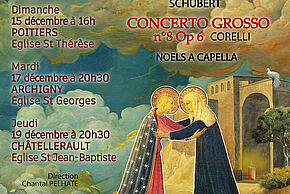 Affiche concert Josquin des Prés de Noël