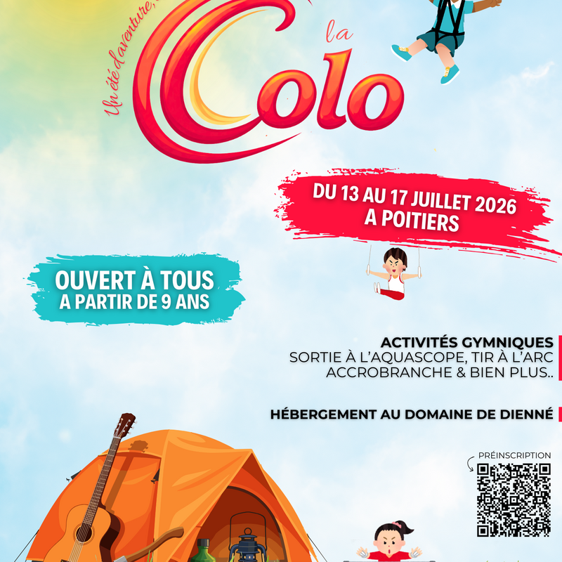 Colonie de vacances - juillet 2026