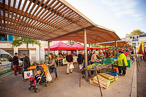 Photo d'un marché