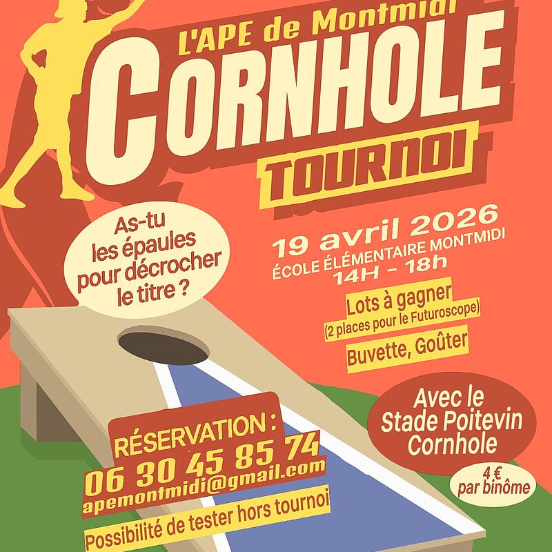 Tournoi de CornHole, lancez vos sacs !
