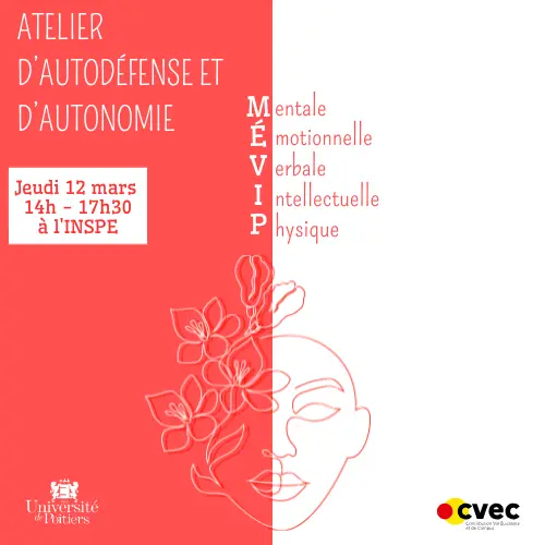 Atelier d'autodéfense mentale, émotionnelle, verbale, intellectuelle et physique