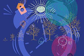 Image avec réveils - De temps en temps