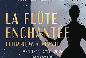 affiche La Flûte enchantée, opéra Mozart