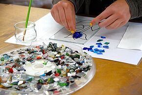 photo Atelier Verres Collés