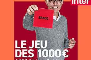 Visuel "Le jeu des 1000€" avec Nicolas Stoufflet