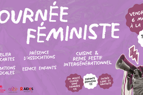 Affiche de la Journée féministe à la M3Q
