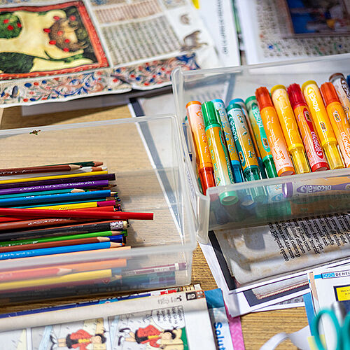 Animation enfant et dessin participatif au Palais