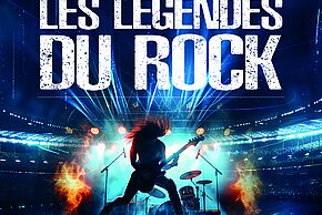 Affiche "15 000 voix pour les légendes du rock "