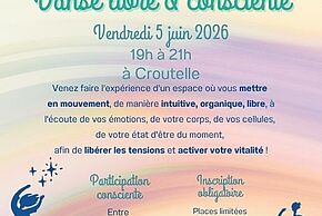 Affiche Atelier Danse Libre et Consciente