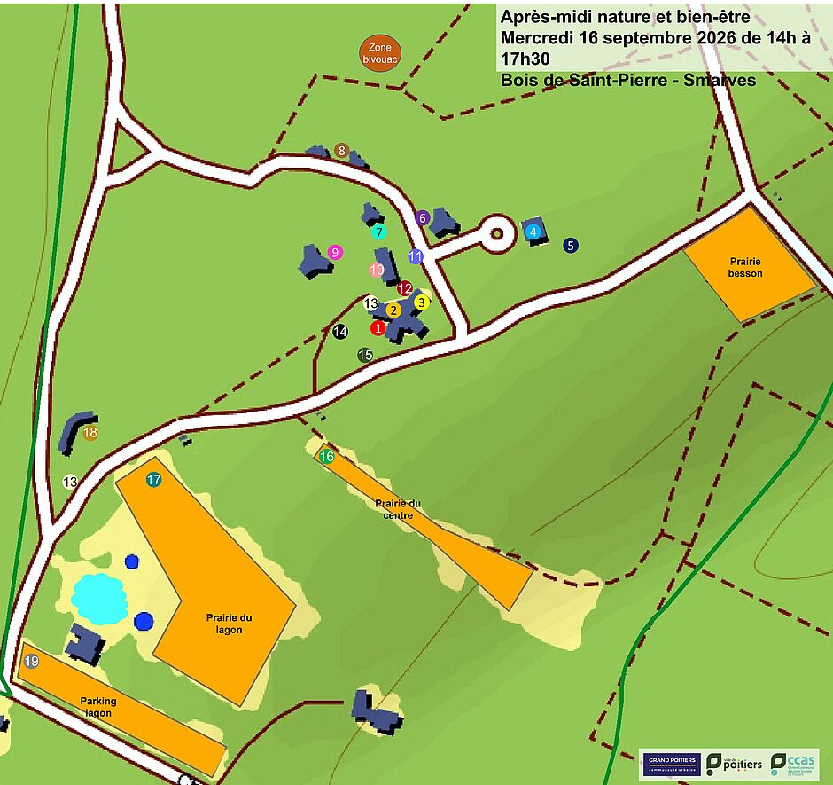 Plan de l'animation à Saint Pierre se déroulant le 16 septembre - Agrandir l'image (fenêtre modale)