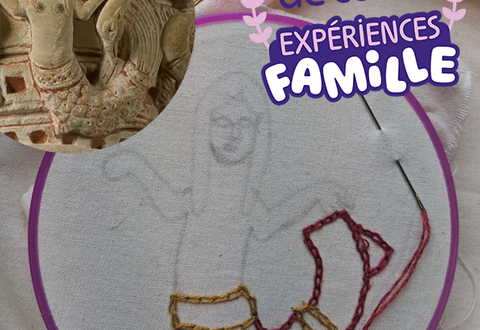 Affiche "Atelier famille : Chimère au bout du fil"