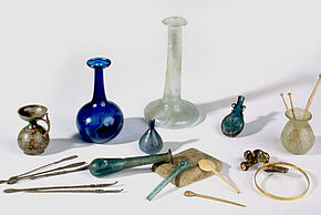 photo d'objets archéologiques