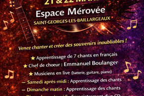 Affiche "Week-end chantant - Rock stars"