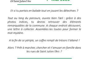 affiche Randonnée pédestre et Rallye photo