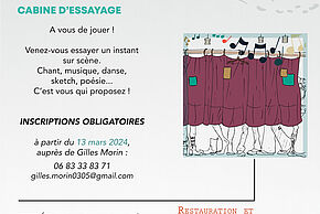 Affiche "Soirée Cabaret de Biard"