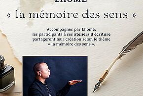 affiche Lectures à voix haute avec Lhomé