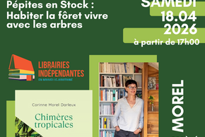 affiche de Rencontre et dédicaces Corinne Morel Darleux