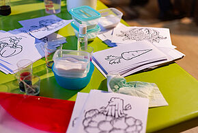 photo atelier Chimie des couleurs