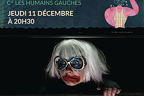Affiche "Kabinet | Cie les Humains Gauches"
