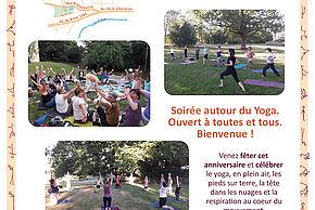 affiche 5 ans de Yoga Svadhyaya : anniversaire ouvert à tous·tes