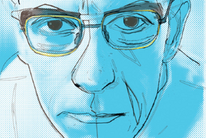 Illustration représentant Michel Foucault