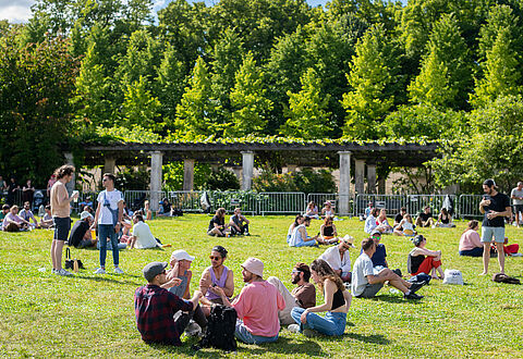 Photo d'un événement se déroulant au parc de Blossac